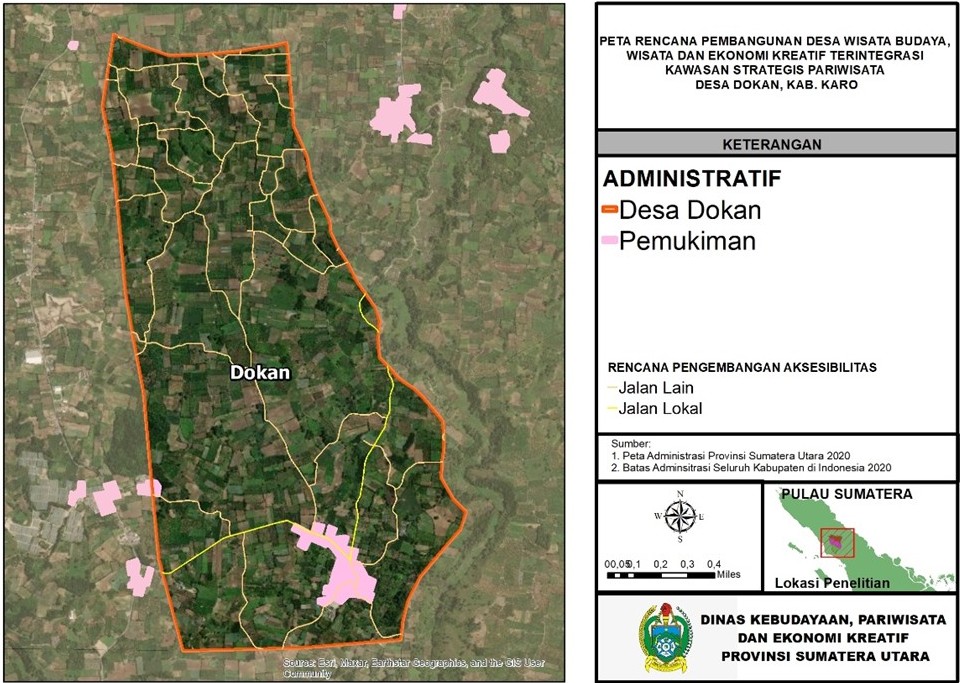 Peta Rencana Strategis Pariwisata Desa Perkebunan Bukit Lawang